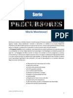 Serie - Los Precursores - María Montessori