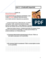 4 - Prof - L'imparfait CORRECTION