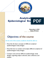 Analytical Study Designs