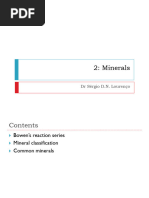 Lecture 2 - Minerals