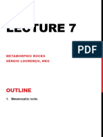 Lecture 7 - Metamorphic Rocks