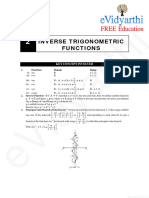 Class 12 Chapter 2 Maths Important Formulas