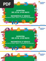 MATEMÁTICA 5º Básico Números Grandes 3 Al 14 de Mayo