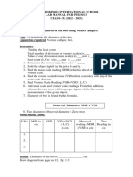 9physics Practical - (2020-2021)