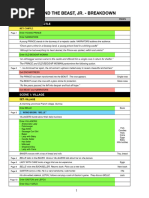 Beauty and The Beast, Jr. - Script Breakdown