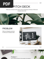 White and Black Simple Technology Pitch Deck Presentation