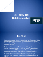 TD3-Deletion Analysis BCH4027