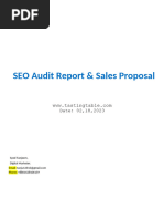 Sales Proposal