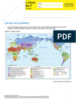 Climate and Liveability