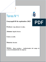 Tarea #1 Derecho ..