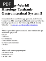 Histology World! Histology Testbank Gastrointestinal System 5