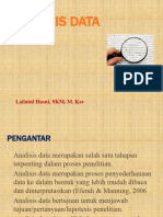 ANALISIS DATA Dalam Kebidanan