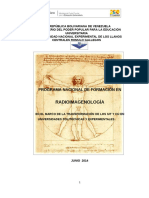 PNF Radioimagenologia Junio 2014 .