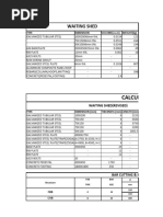 Quantify Waiting Shed