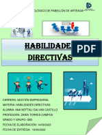 Habilidades Directivas Tarea 1 y 2 (Clasificación de Las Habilidades Directivas) Ana Neftali Galvan Castillo Gb3