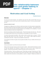 Sports Psychology Chap 2