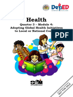 Health10 - q3 - Mod4 - Adopting Global Health Initiatives To Local or National Context