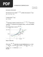 Incrementos y Diferenciales