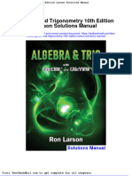 Algebra and Trigonometry 10th Edition Larson Solutions Manual