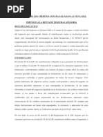 Aplicación de Los Créditos Contra Los Pagos A Cuenta Del Impuesto A La Renta de Tercera Categoría