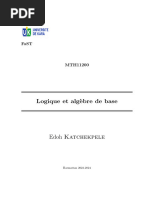 Logique Et Algebre de Base