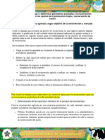 Documento Escrito Seleccionar Las Especies Agrícolas Según Objetivo de La Reconversión y Mercado Potencial