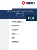 Tarea 2.1 Análisis Sobre Los Filósofos Presocráticos