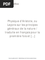 Physique D'aristote Ou Leçons Sur (... ) Aristote (0384-0322 bpt6k950977