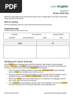 LearnEnglish Reading A2 Study Skills Tips 230701 085752