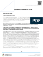 El Ministerio de Trabajo Aprobó El "Plan Nacional de Empleo"