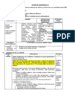 Sesión de Aprendizaje de Matematica Resolñvemos Problemas de Adicion y Sustraccion 19 de Mayo Del 2023