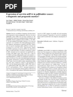 Expression of Survivin mRNA in Gallbladder Cancer - A Diagnostic and Prognostic Marker 1.29.38 PM