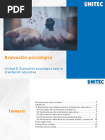 Unidad 9 - Evaluación Psicológica para La Orientación Educativa - MD