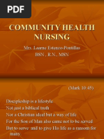 COMMUNITY HEALTH NURSING REVIEW (Edited)