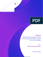 Aula 04: BNDES (Profissional Básico - Direito) Passo Estratégico de Direito Processual Civil - 2023 (Pré-Edital)