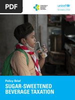 Policy Brief - Sugar-Sweetened Beverages Taxation