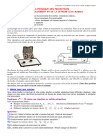 TPP 2 Etude Du Mouvement Et de La Vitesse Dun Mobile