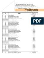 Planilha 1º Ano C MATUTINO - MATEMÁTICA