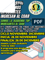 Información Academia Omega Noviembre. Diciembre