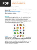 Secuencia Didáctica Solidos Geométricos