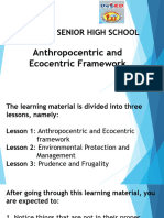 M4 Anthropocentric and Ecocentric Framework