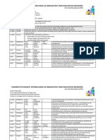 Cronograma Detallado - Congreso Estudiantil Ingenieria Noviembre 2023