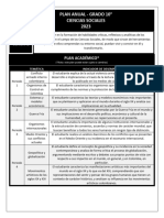 PLAN ANUAL DECIMO Ciencias Sociales 2023