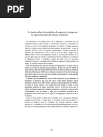 La Teoria Sobre Las Unidades de Espacio y Tiempo en La Representacion Del Drama Romantico