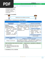 Sesiones de Aprendizaje - EDA VII Semana 1 - 3GS