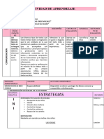 Actividad de Aprendizaje Com. 25-11-2023 5 Años