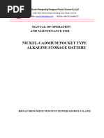 Ni-Cd Battery Maintenance Manual