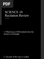 SCIENCE 10 Recitation 2nd Quarter