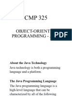 CMP 325 Javatech Note