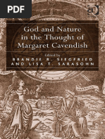 Brandie R. Siegfried - God and Nature in The Thought of Margaret Cavendish-Ashgate Publishing (2014)